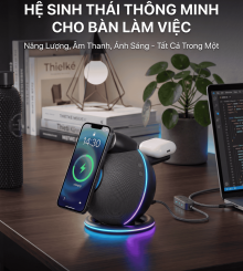 loa decor bàn làm việc 2 in 1