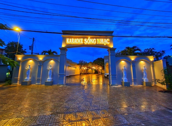 Công trình lắp loa JBL + MArtin audio tại Karaoke sóng nhạc ba tri - bến Tre