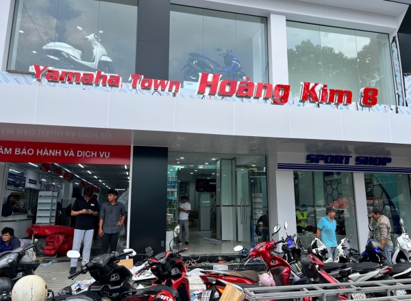 THI CÔNG ÂM THANH NHẠC NỀN VÀ THÔNG BÁO CHO HỆ THỐNG XE MÁY HOÀNG KIM